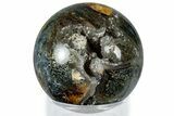 Colorful Polished Marcasite Agate Sphere - Indonesia #309013-1